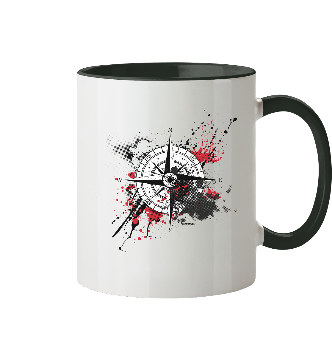DartSturm - Navigator - Tasse zweifarbig
