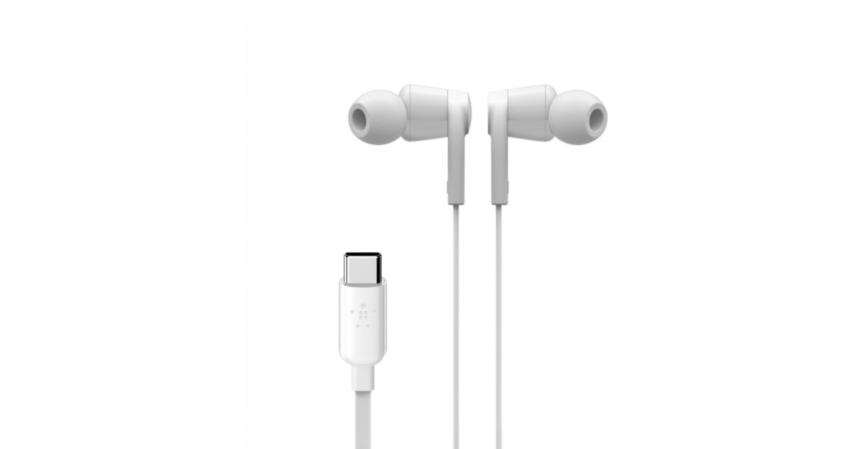 BelkinSOUNDFORM in-ear oortjes  (Wit, USB-C)