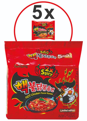 Samyang Buldak Ramen HOT Chicken extra scharf
