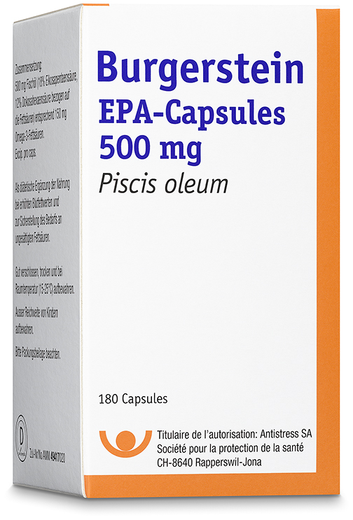 BURGERSTEIN EPA Weichkaps 500 mg Ds 180 Stk