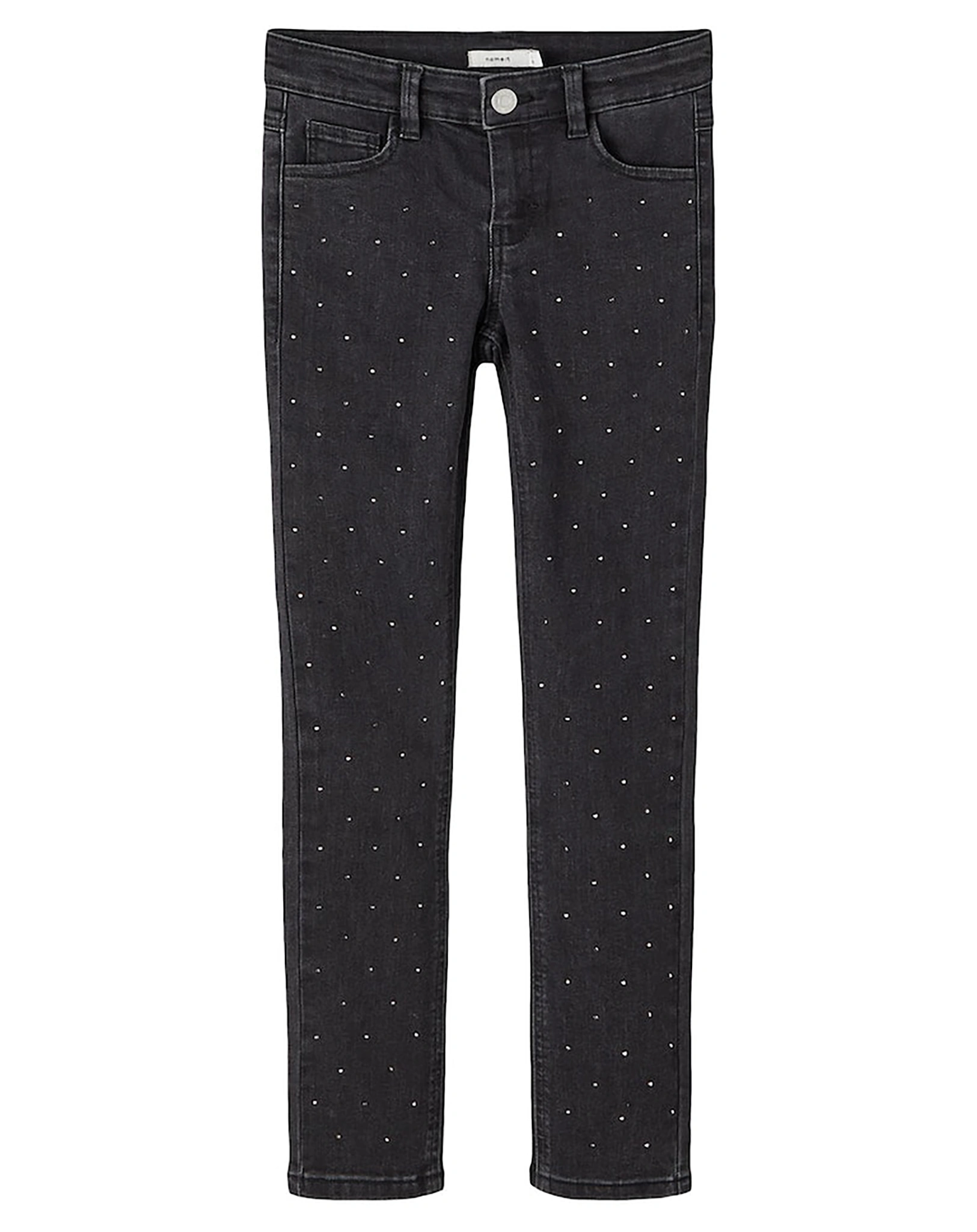 Jeans NKFSALLI DOTS SLIM FIT in black denim