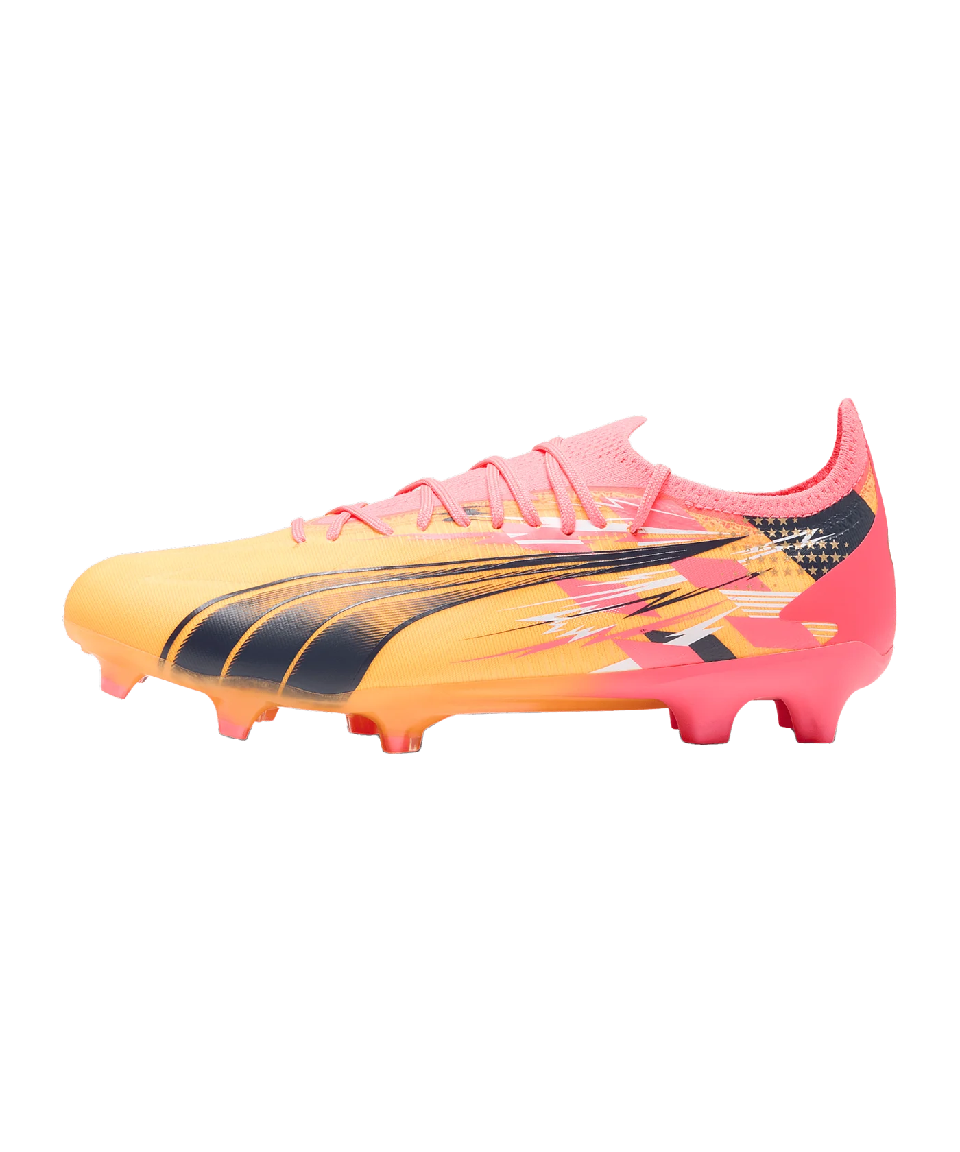 PUMA ULTRA Ultimate FG/AG Christian Pulisic Orange Blau F01