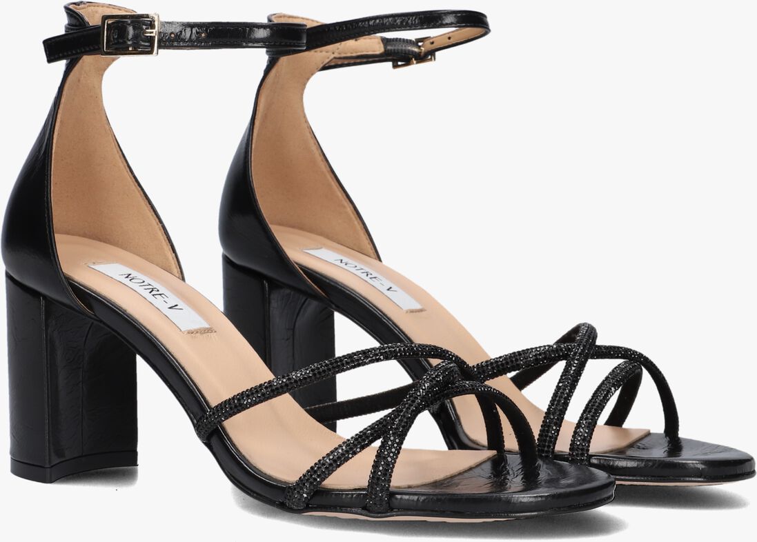 NOTRE-V zwarte notre-v sandalen 22558