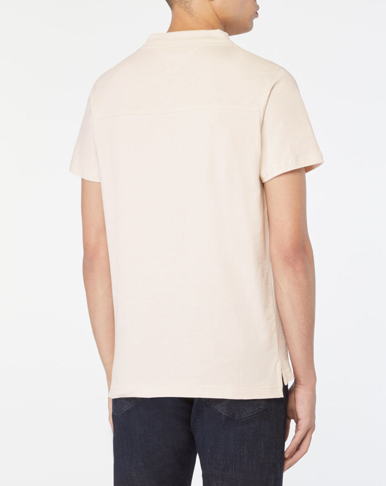 Tommy Hilfiger Polo slim Tech beige clair