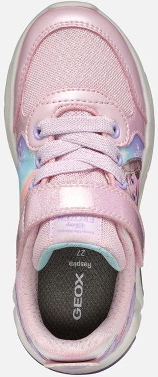 Geox - Fadinlight - Sneakers - Roze/Paarse - Textiel/Lakleer