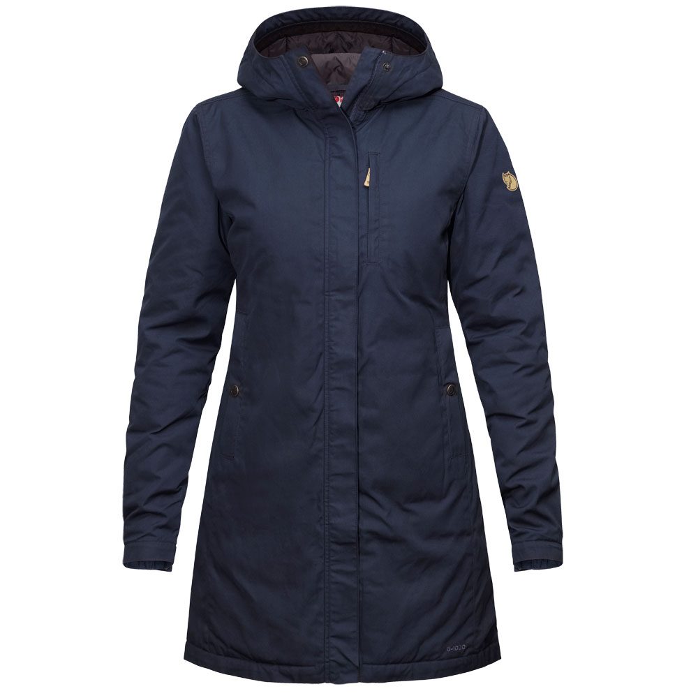 Fjällräven Kiruna Padded Parka Damen dark navy