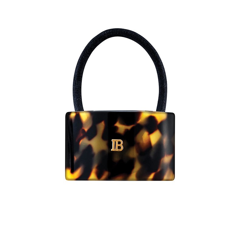 Balmain Paris - Cellulose Acetate Elastique pour Cheveux Tortoise Shel - Hårelastik