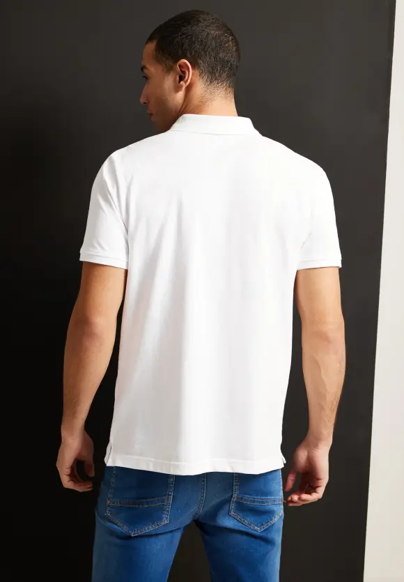 Piquée Poloshirt - White