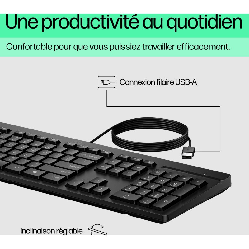 HP Clavier filaire 125