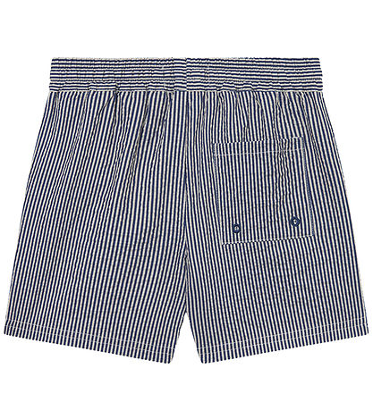 Les Deux Badeshorts - Stan Stripe - Light Sand/Blaupause