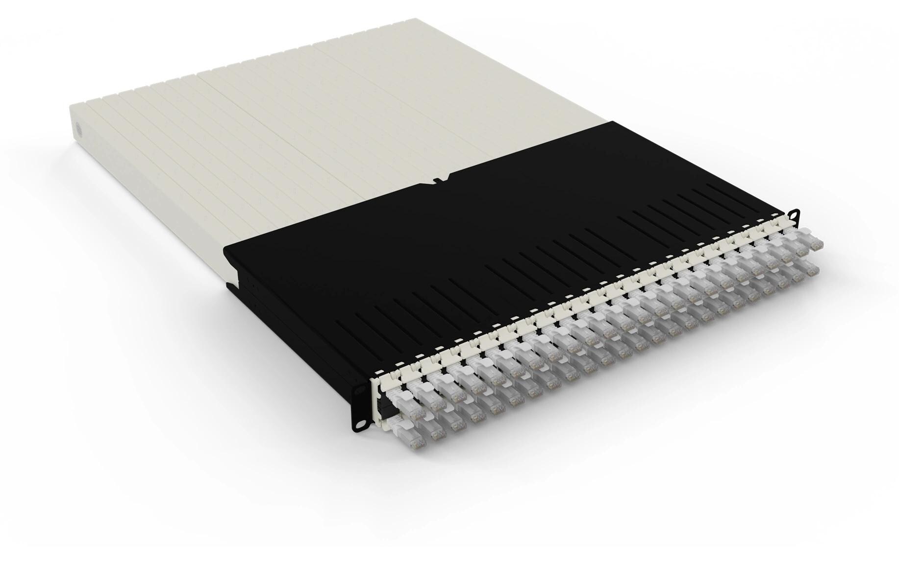 patchbox.one / 30RU / Cat 6A, UTP, 1.8 m, Weiss<br>All-in-One Lösung für Ordnung im Netzwerkschrank