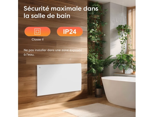 CIARRA - Radiateur inertie Radiateur électrique à inertie céramique 1500w cdht15e