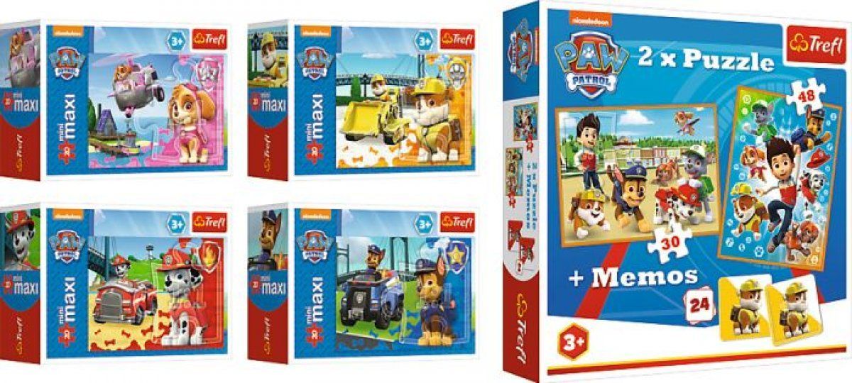 PAW PATROL Memo   2in1 PUZZLE