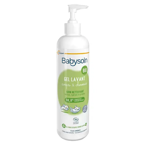 Gel de Higiene Corporal e Capilar Orgânico Babysoin 500ml