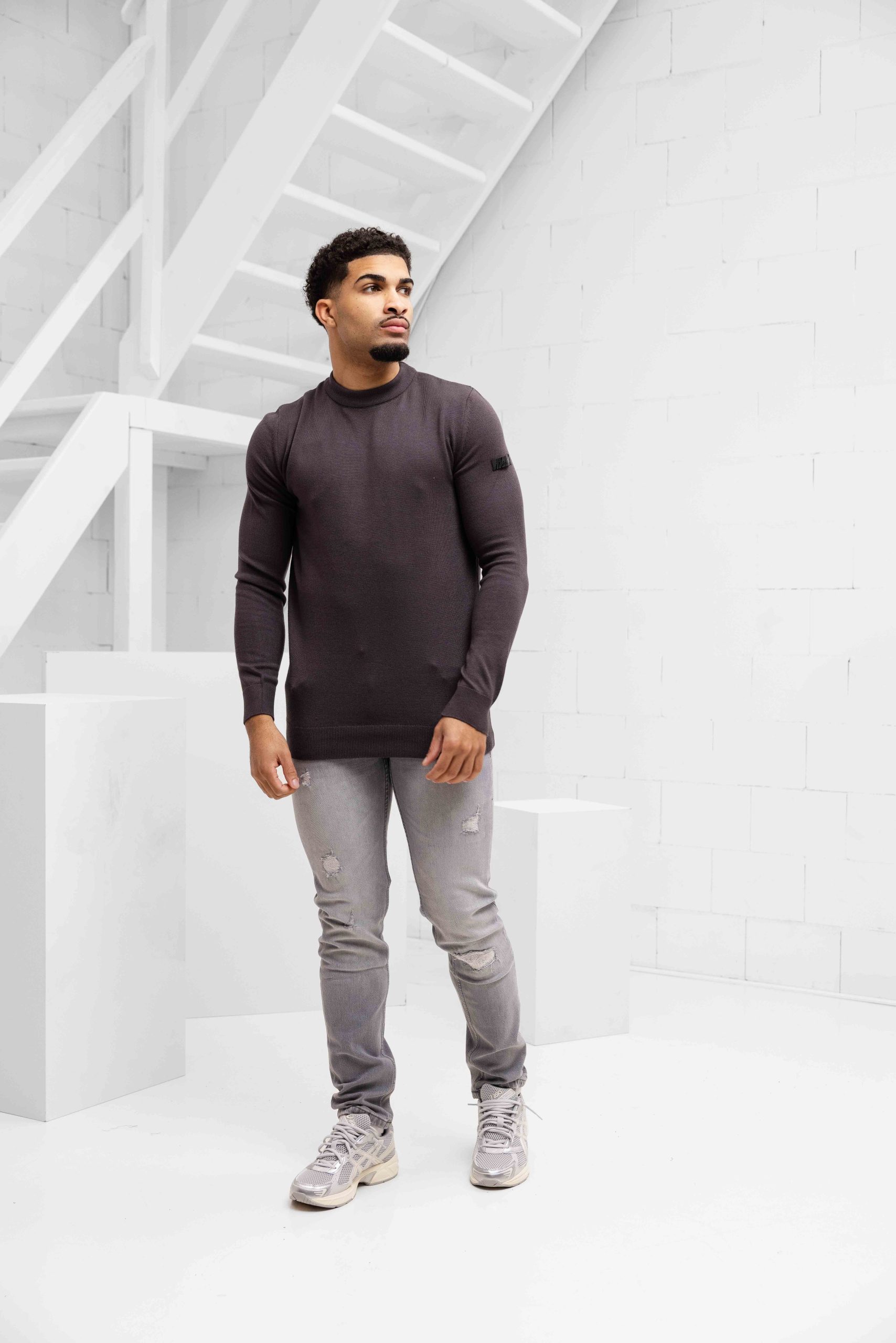 XPLCT Mercury Jeans Heren Lichtgrijs