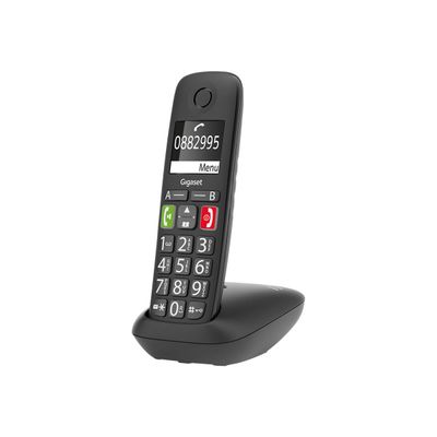 Gigaset E290 Duo - téléphone sans fil à grosse touche + combiné supplémentaire - blanc