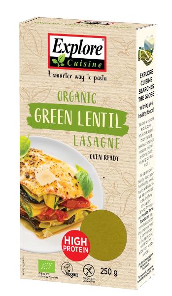EXPLORE CUISINE Lasagne aus Grünen Linsen Bio 250 g