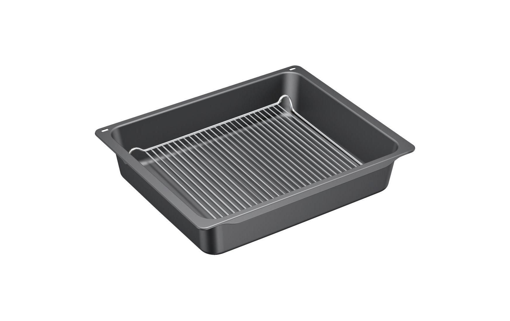 BOSCH Auflaufform »HEZ633070« Metall 1 Stk. tlg. Extratiefe Pfanne, ideal für grosse Braten oder Grillanwendungen
