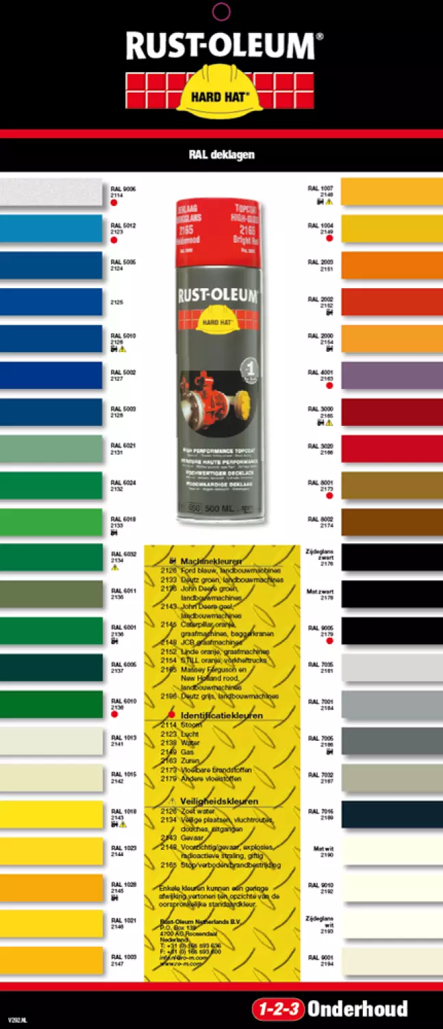 Rust-Oleum Hard Hat 2135 - RAL 6011 resedagroen - 0,5L