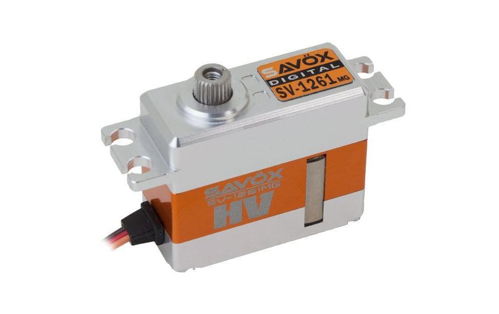 Mini Servo SV-1261MG 20 kg, Digital HVMini-Servo mit kugelgelagertem Metallgetriebe