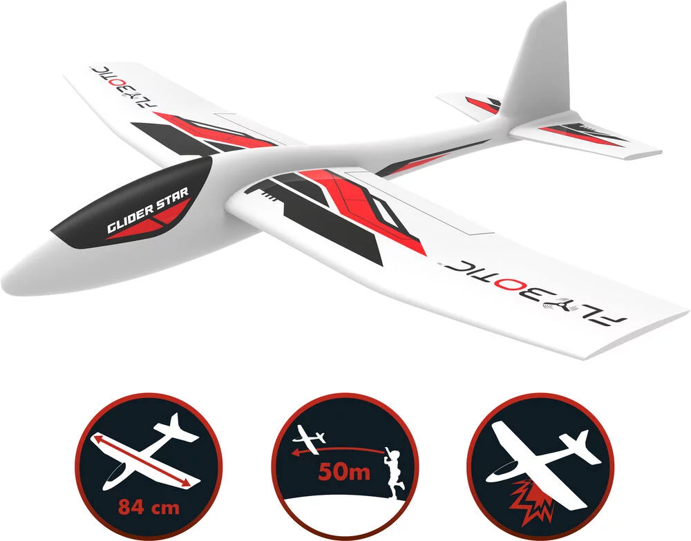 FLYBOTIC BY SILVERLIT - AVION PLANEUR GILDER STAR 84CM