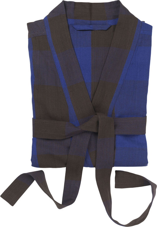 ferm LIVING Field robe Chocolate/Bright Blue Chocolate/bright blue
