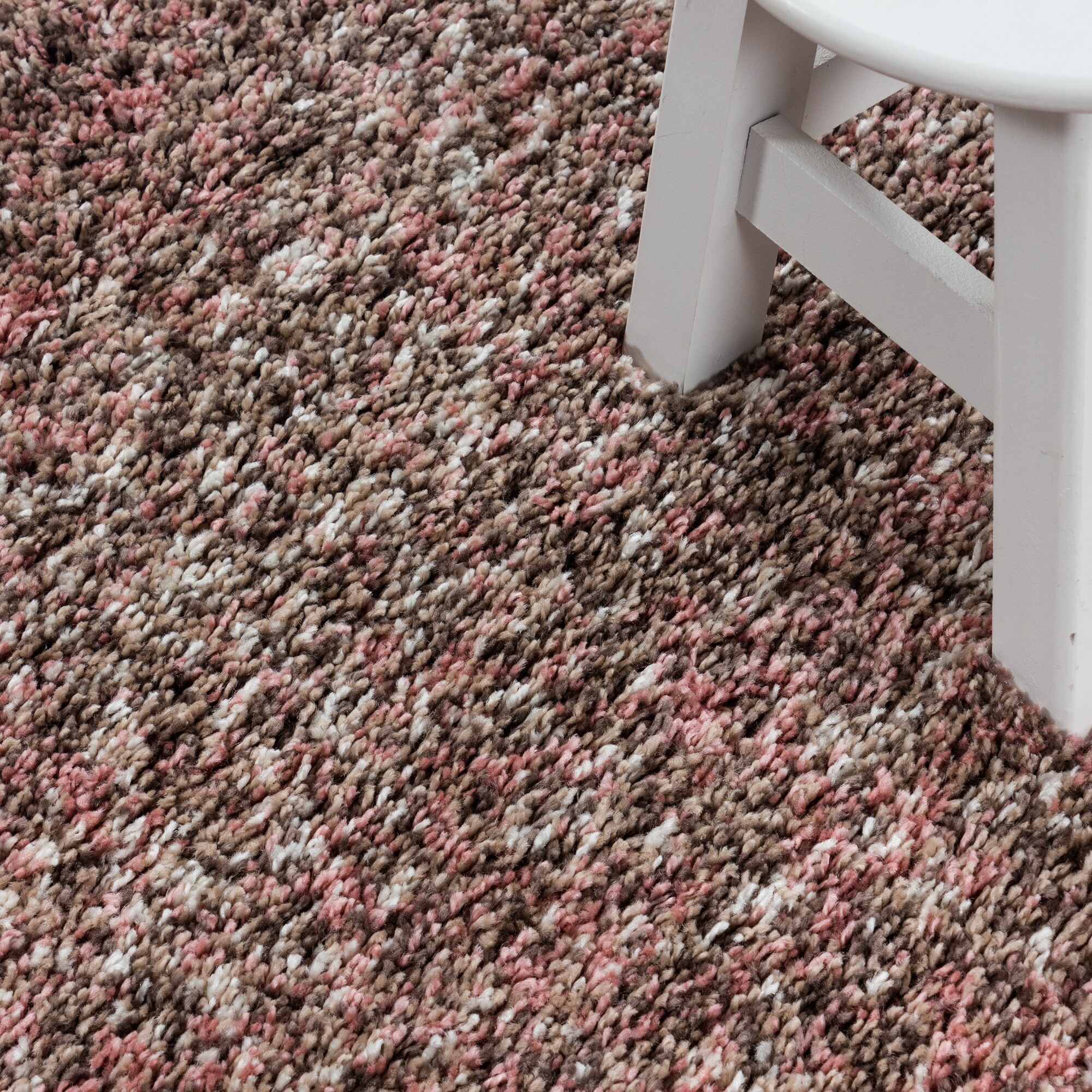 Modern Hochflor Teppich Flauschiger Langflor Teppich, Shaggy Flokati, Rechteckig