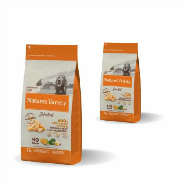 Croquettes Nature's Variety Selected Medium & Maxi Adult pour chien