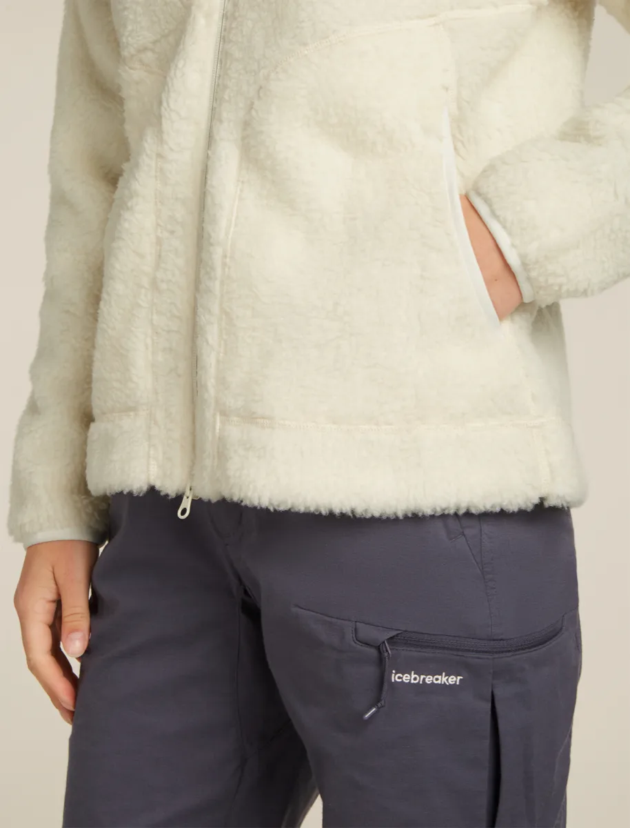 Icebreaker W Mer 800 Realfleece High Pile Ls Z Undyed