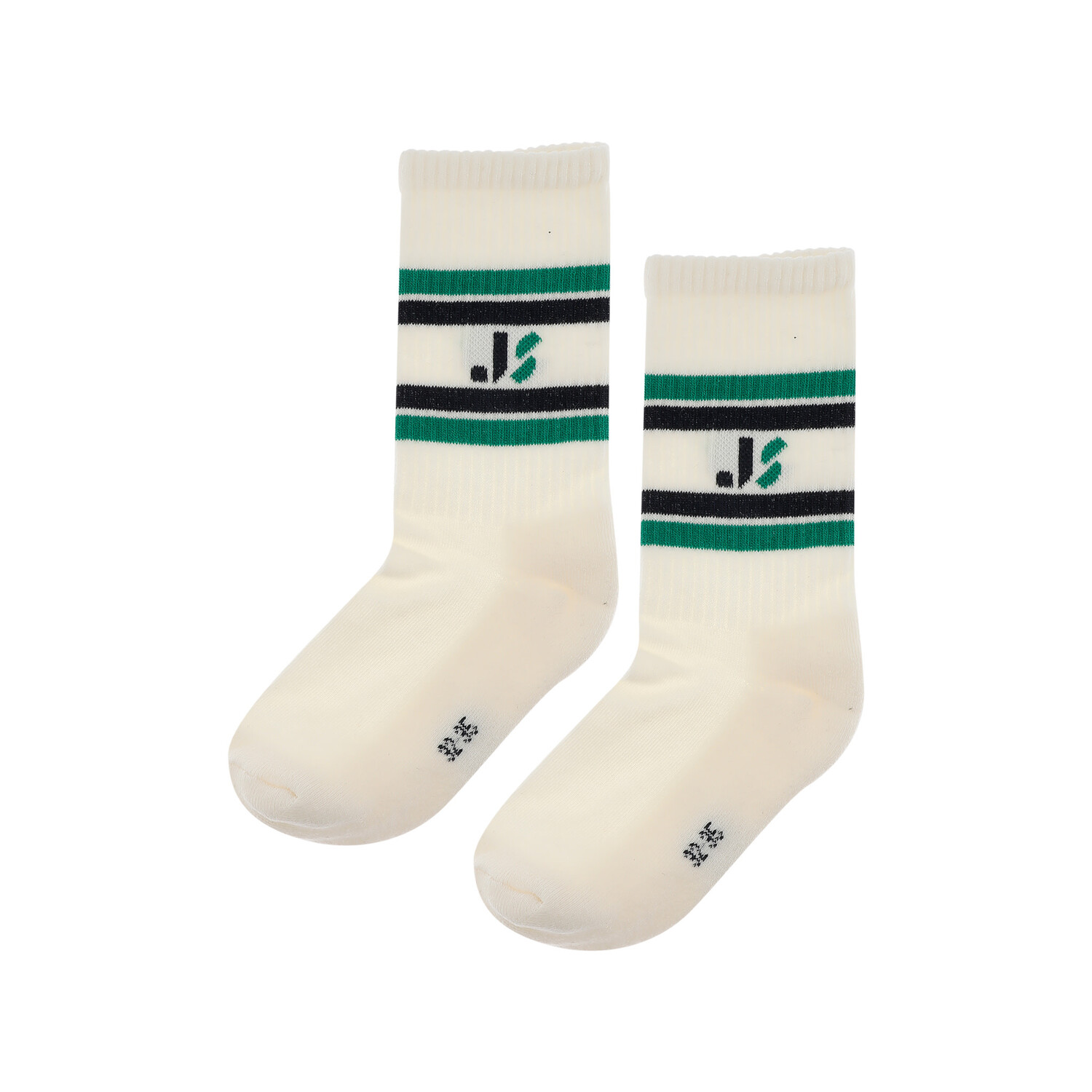 Jenest | Js Sport Socks | Off White Green Blue
