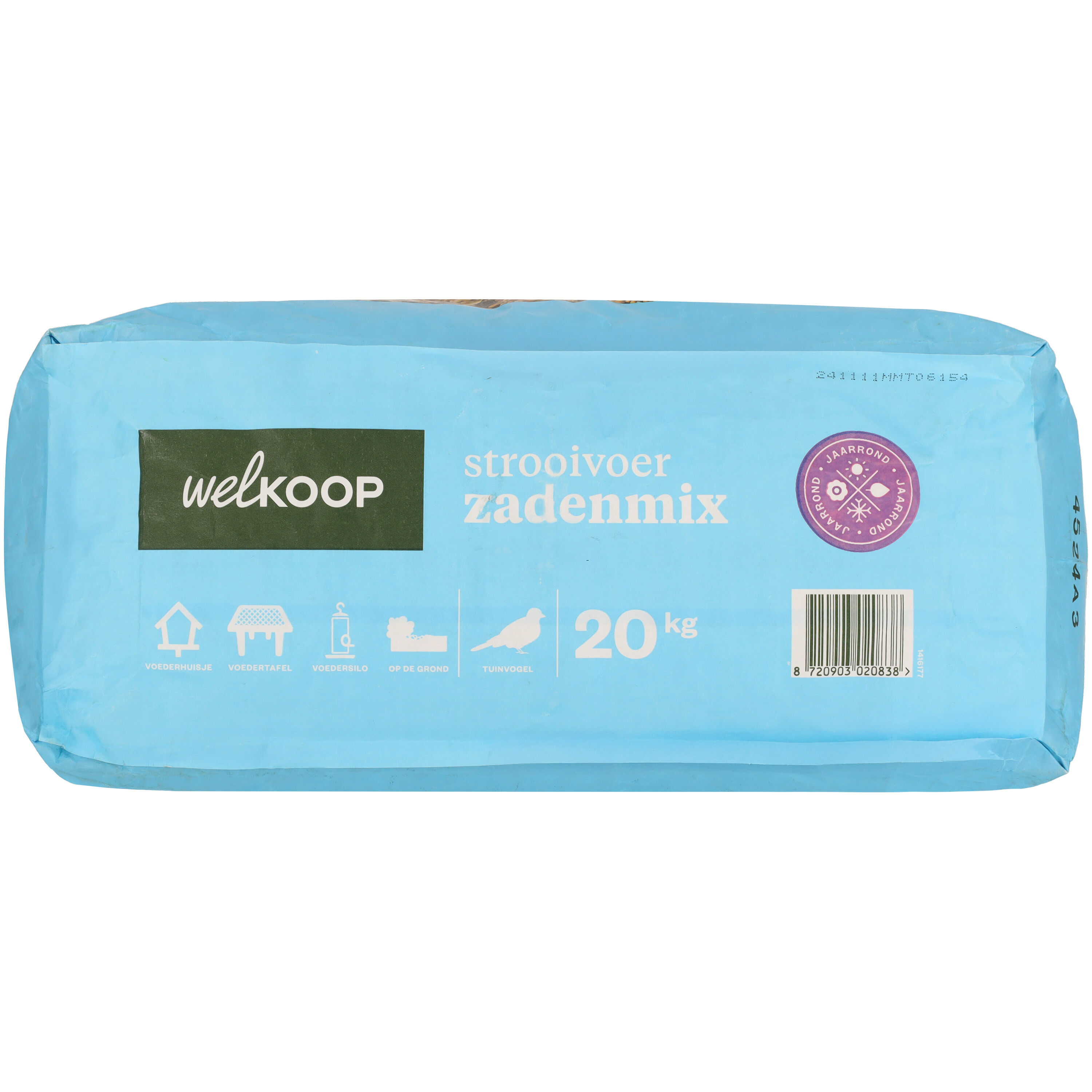 Welkoop - Strooivoer met Zaden - Tuinvogelvoer - 20 Kilogram - Zadenmix