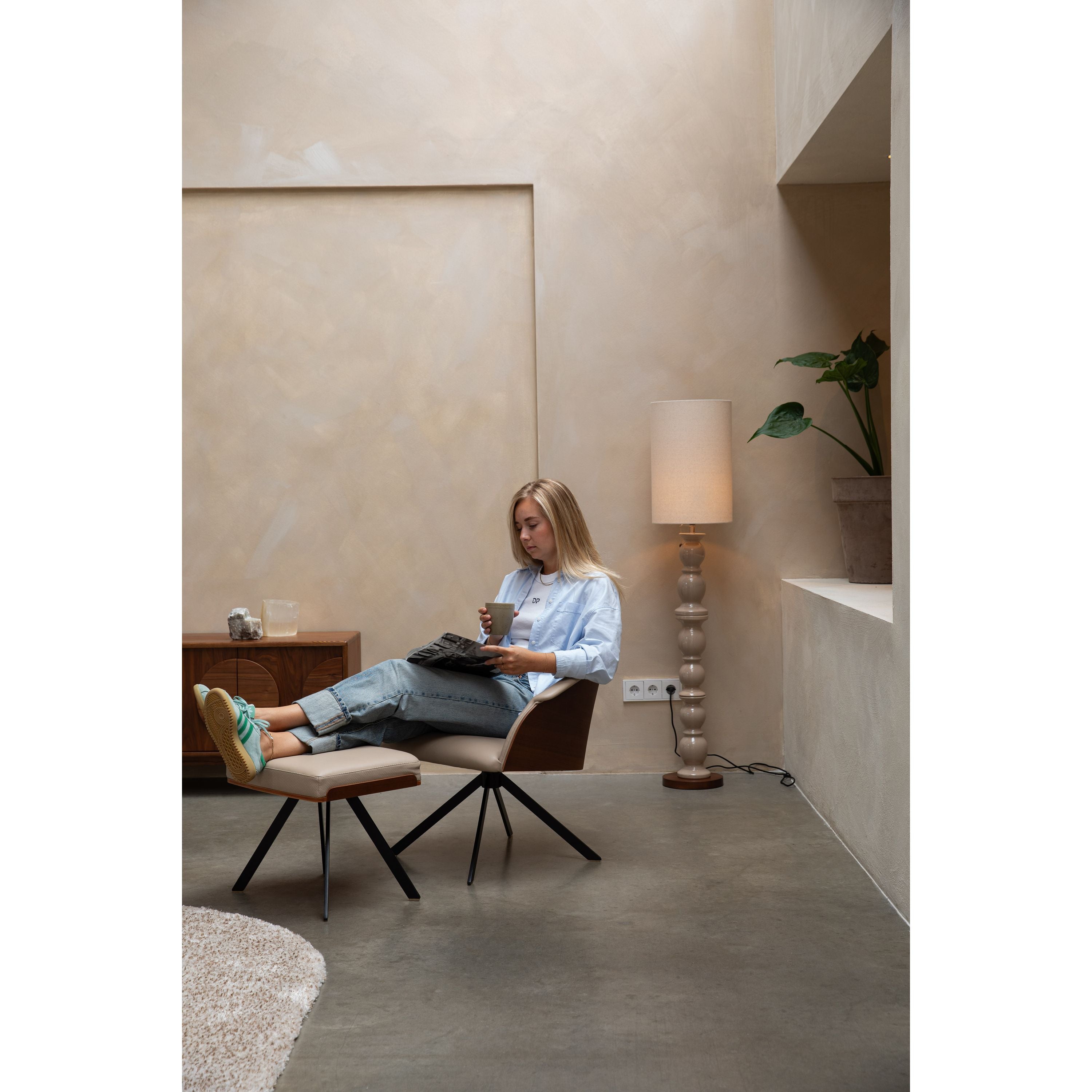 Zuiver Brew Vloerlamp - Beige