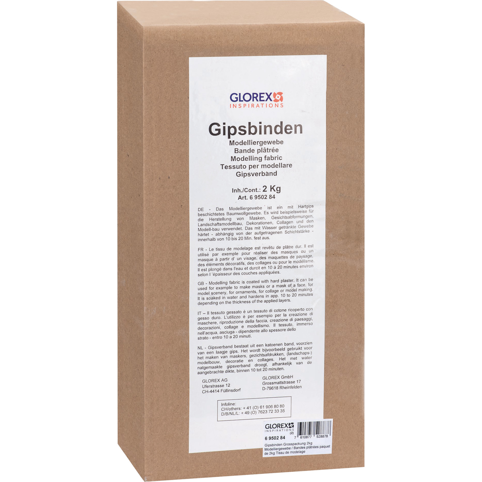 Gipsbinde Grosspackung 2kg
