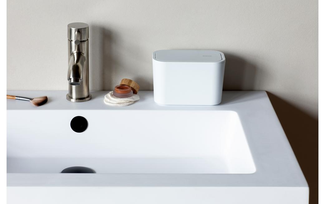 Kosmetikeimer Mindset WeissAbfallbehälter aus recyceltem Material