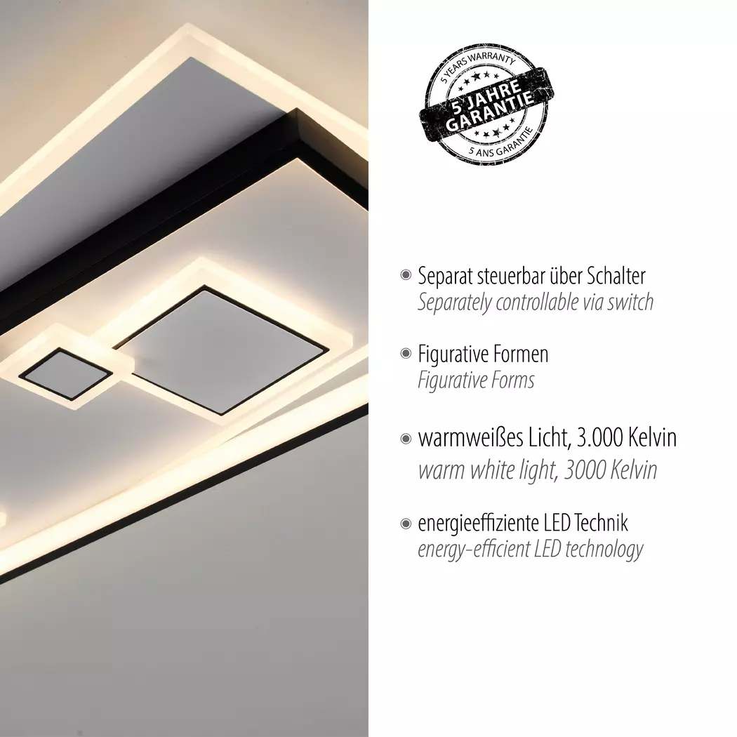 LED-Deckenleuchte Mailak