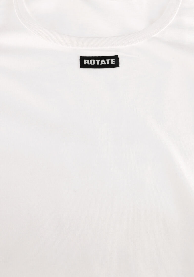 witte rotate tops & t-shirts ruffle hem tank top
