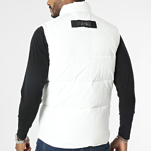 Doudoune Sans Manches Blanc