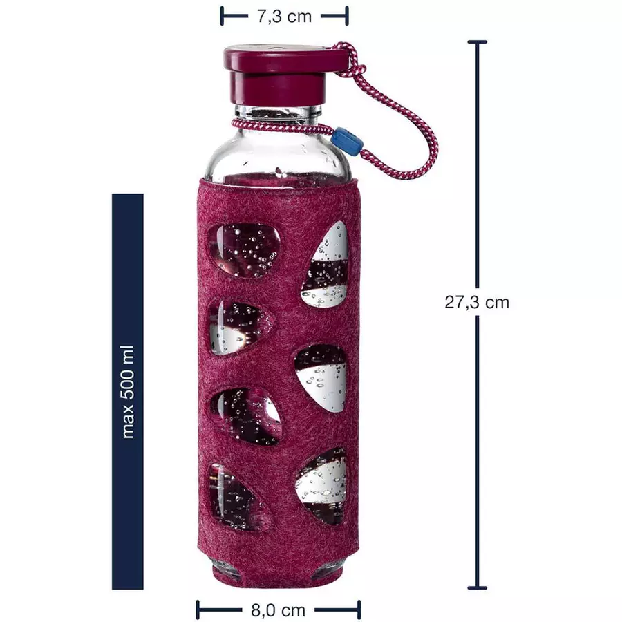 Leonardo Trinkflasche In Giro Style 500 ml beere