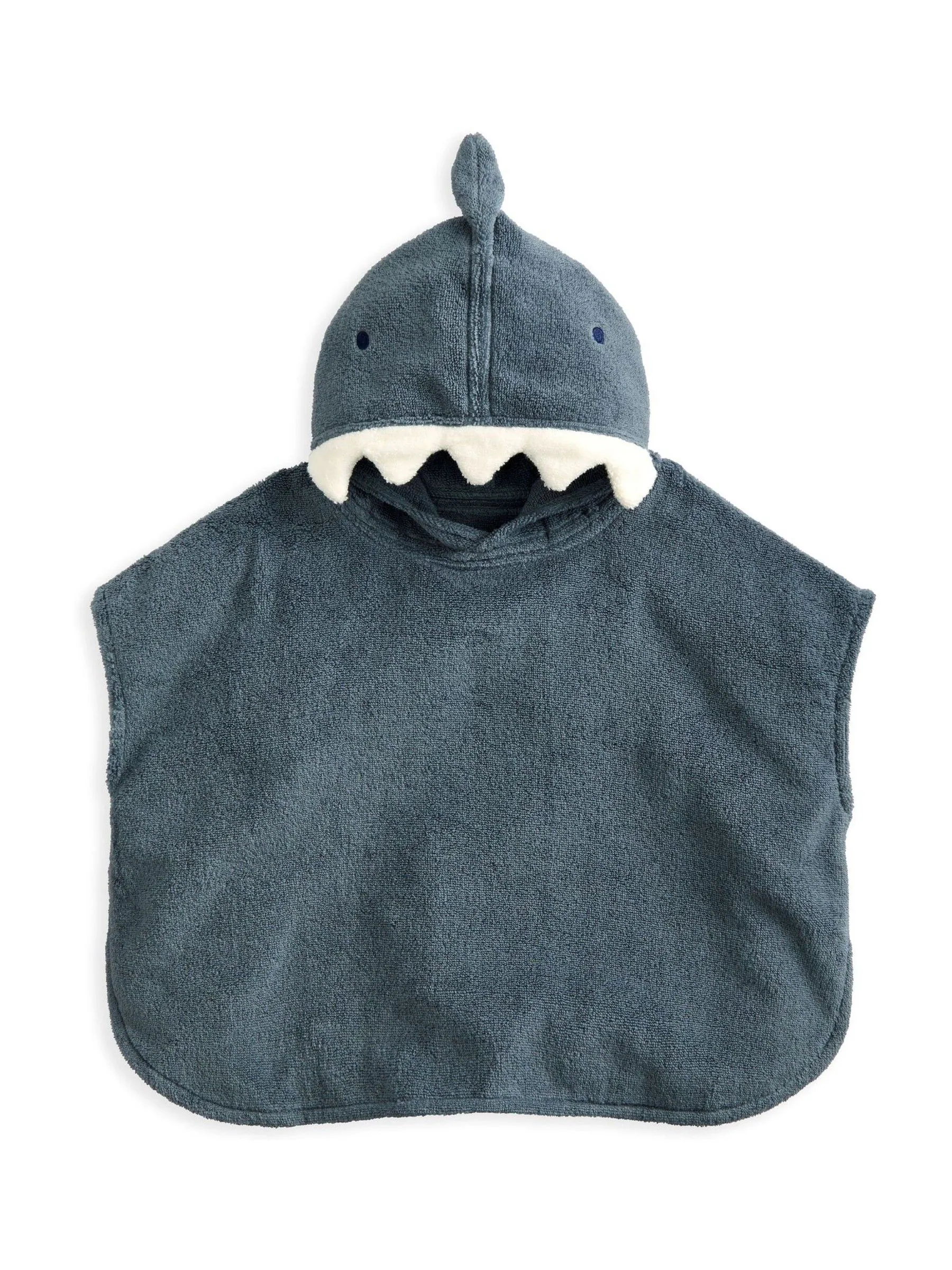 Mamas & Papas Character 3D Fin Towelling Poncho