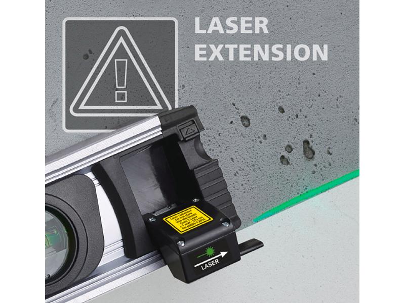 Laserliner Wasserwaage DigiLevel-Laser G40 Digitale Elektronik-Wasserwaage mit grüner Lasertechnologie