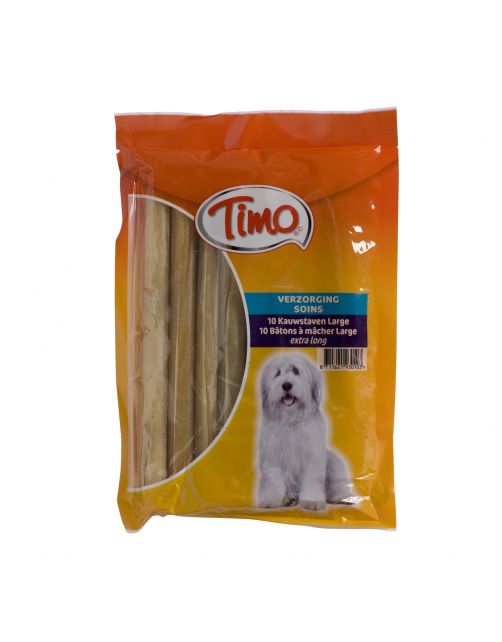 Timo Rund Kauwstaaf - Hondensnacks - Rund 20 cm 10 stuks Large