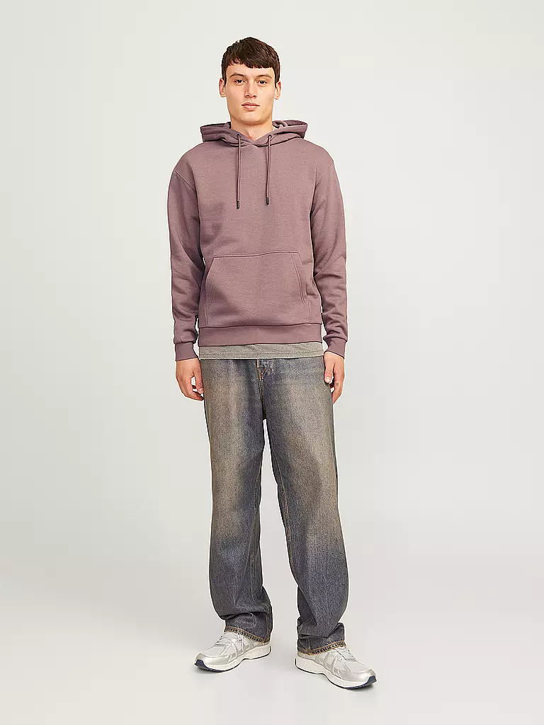 JACK & JONES Kapuzensweater - Hoodie  JJEBRADLEY beere