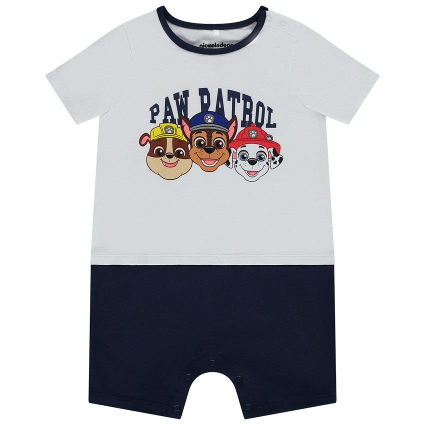 Combinaison courte fantaisie Pat Patrouille pour bébé garçon - Bleu marine