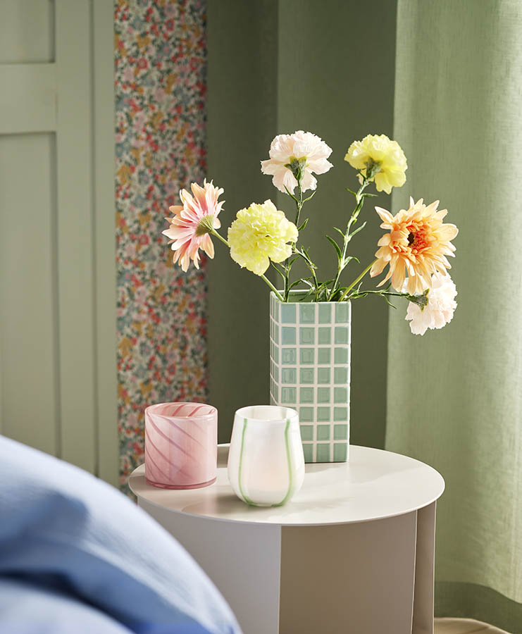 Tilly vase 23 cm grønn