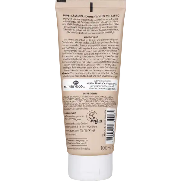 Baby & Kids Sonnencreme LSF50