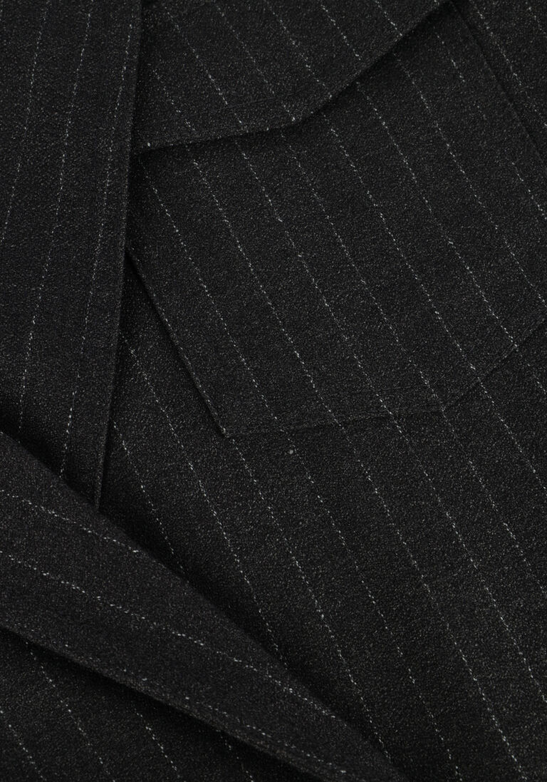 zwarte aaiko jumpsuit jessie pinstripe vis 548