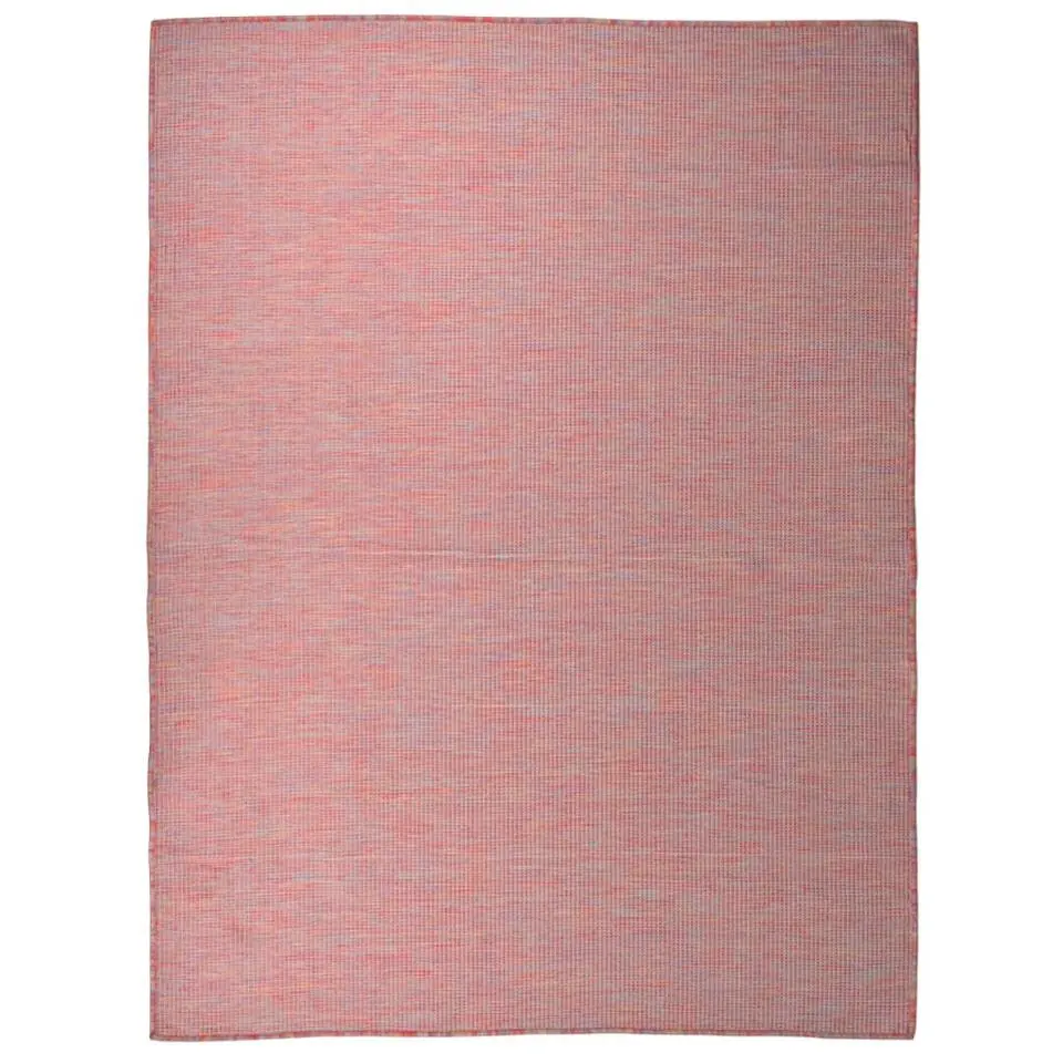 vidaXL - Buitenkleed - Rood - Kunststof - 120 x 170 cm
