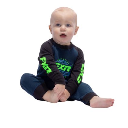 Body FXR ENFANT RACE DIVISION ONESIE 25 2025 - Bleu / Vert