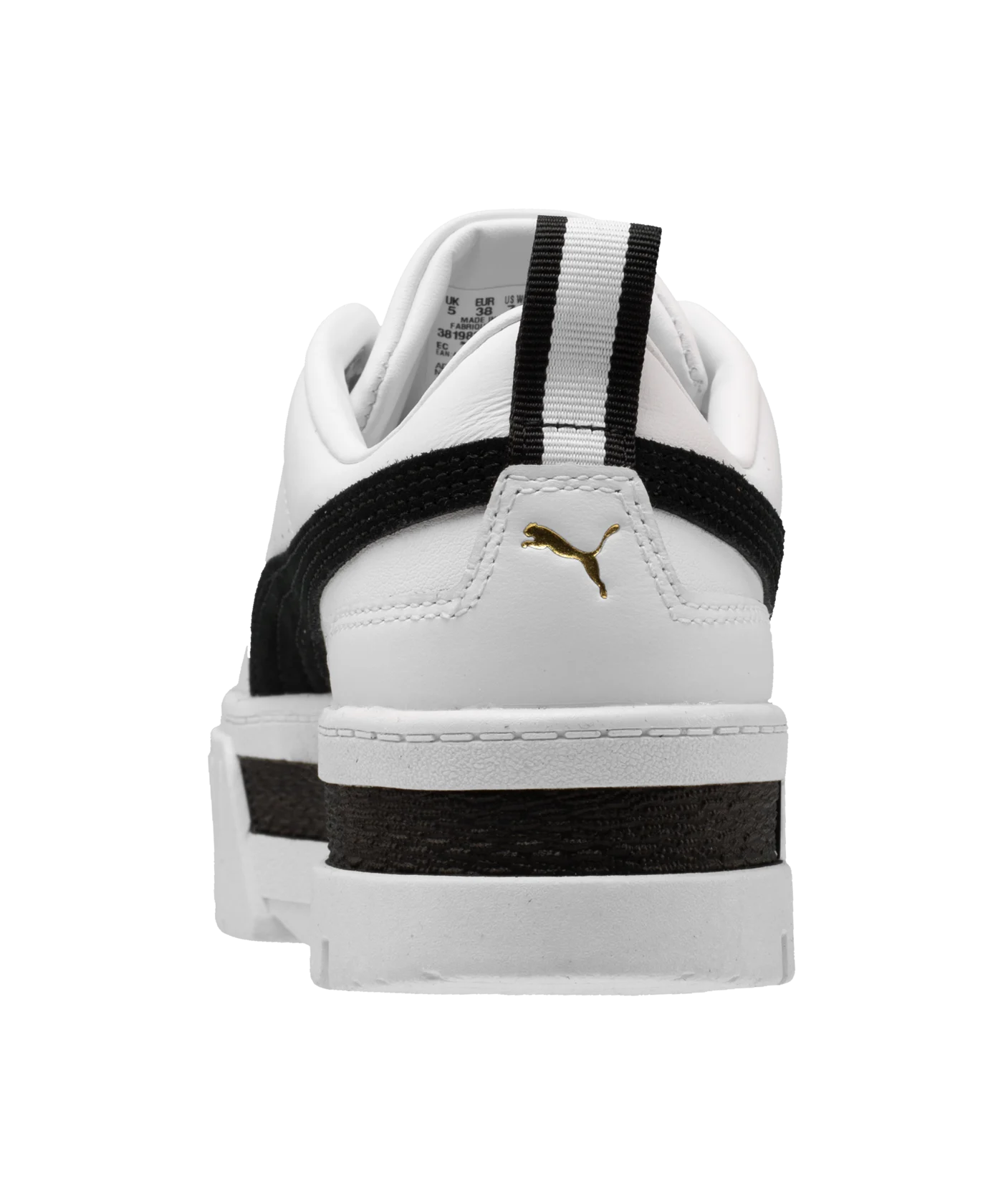 PUMA Mayze Leather Damen Weiss Schwarz F01