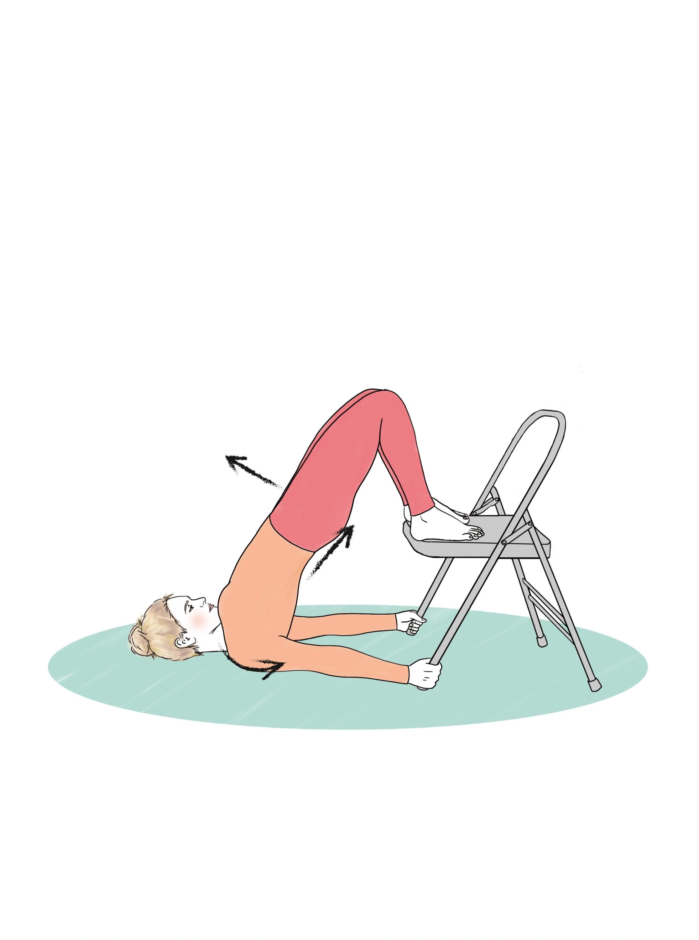 Yoga mit dem Stuhl